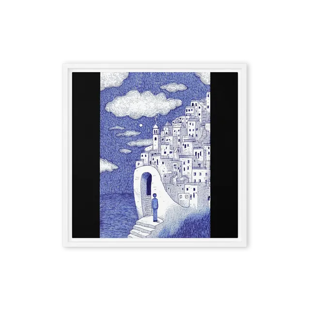 The Cliffside Sanctuary | Art Print