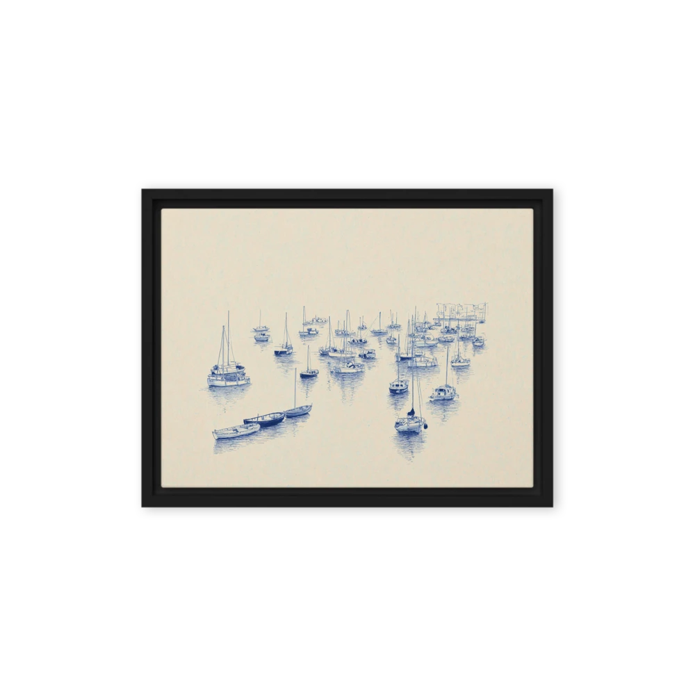 Harbor Line Art | Art Print