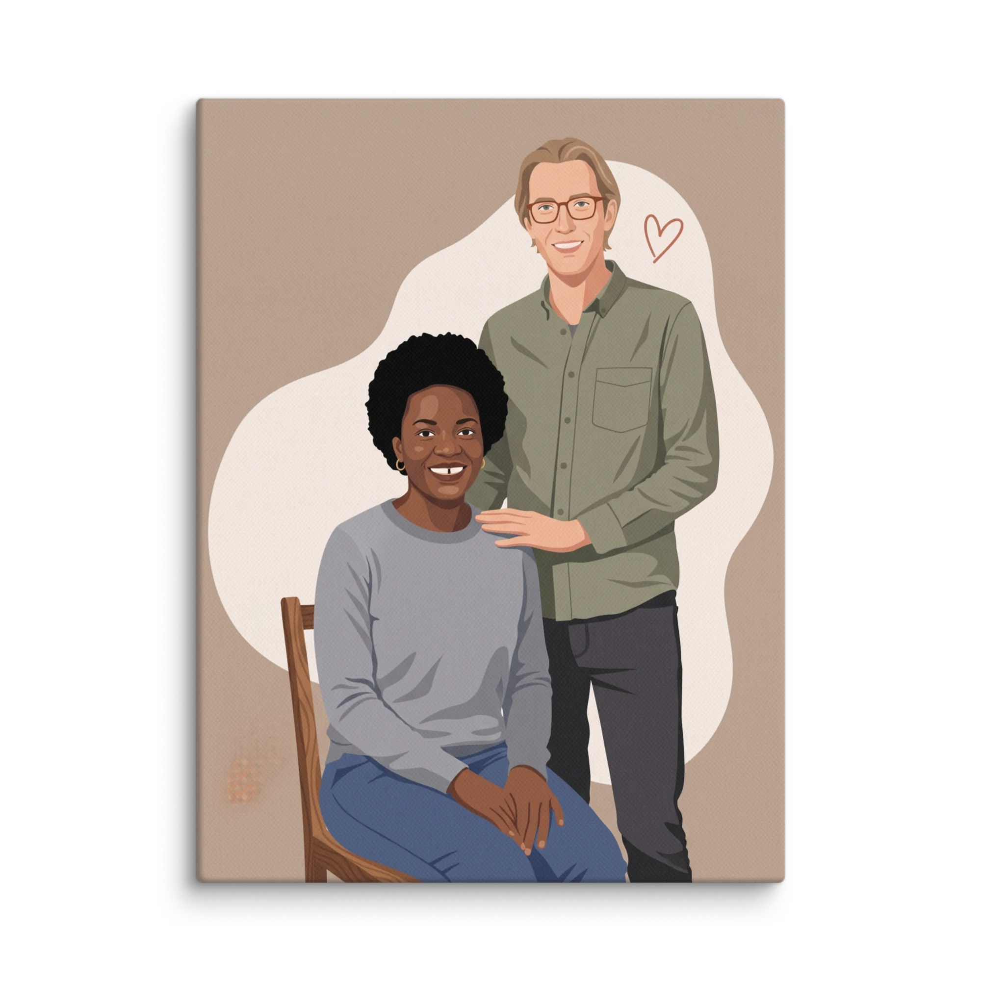 Family Portrait — Minimal Vector