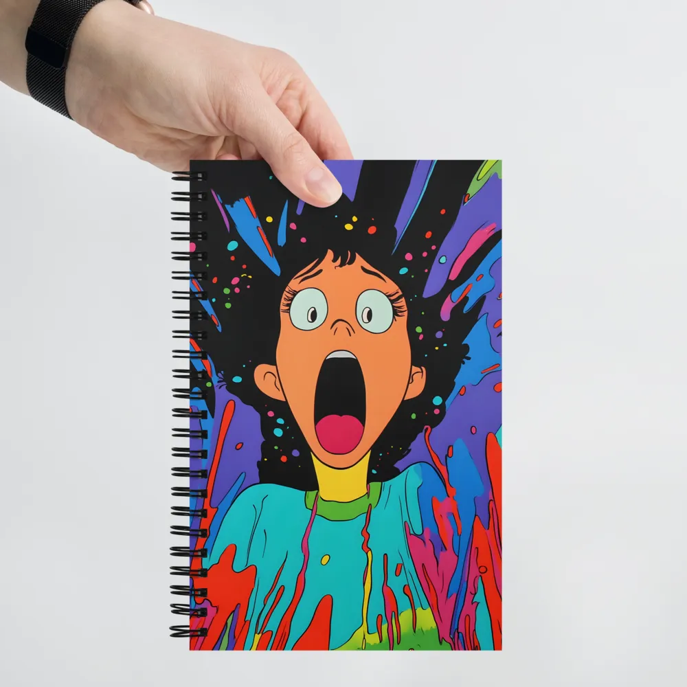 Exploding Expression of Color 
 Spiral Notebook | 140 pages