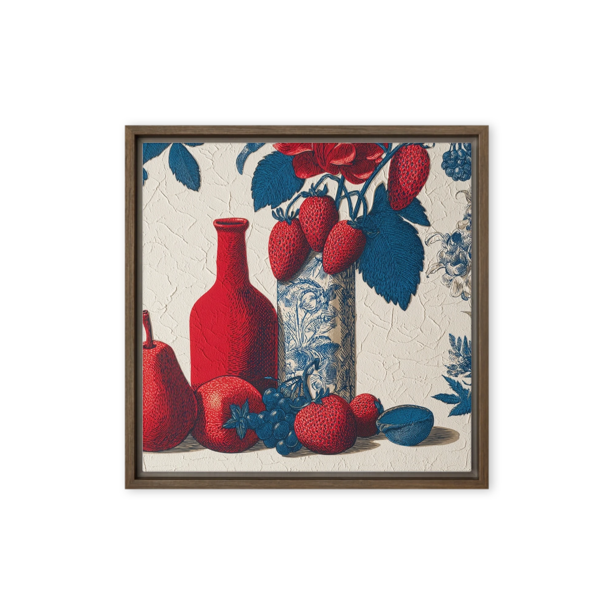 Red Strawberries Still Life | Art Print
