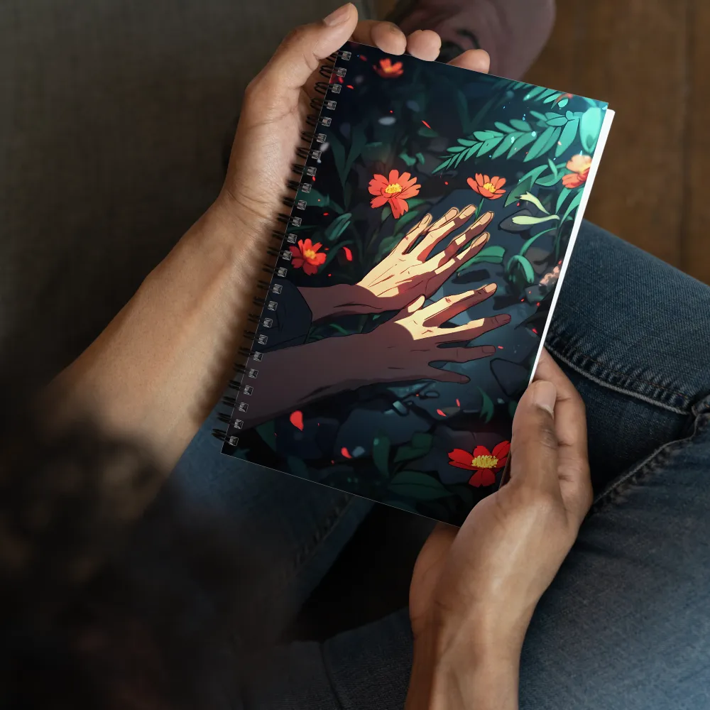 Embrace of Light and Nature 
 Spiral Notebook | 140 pages