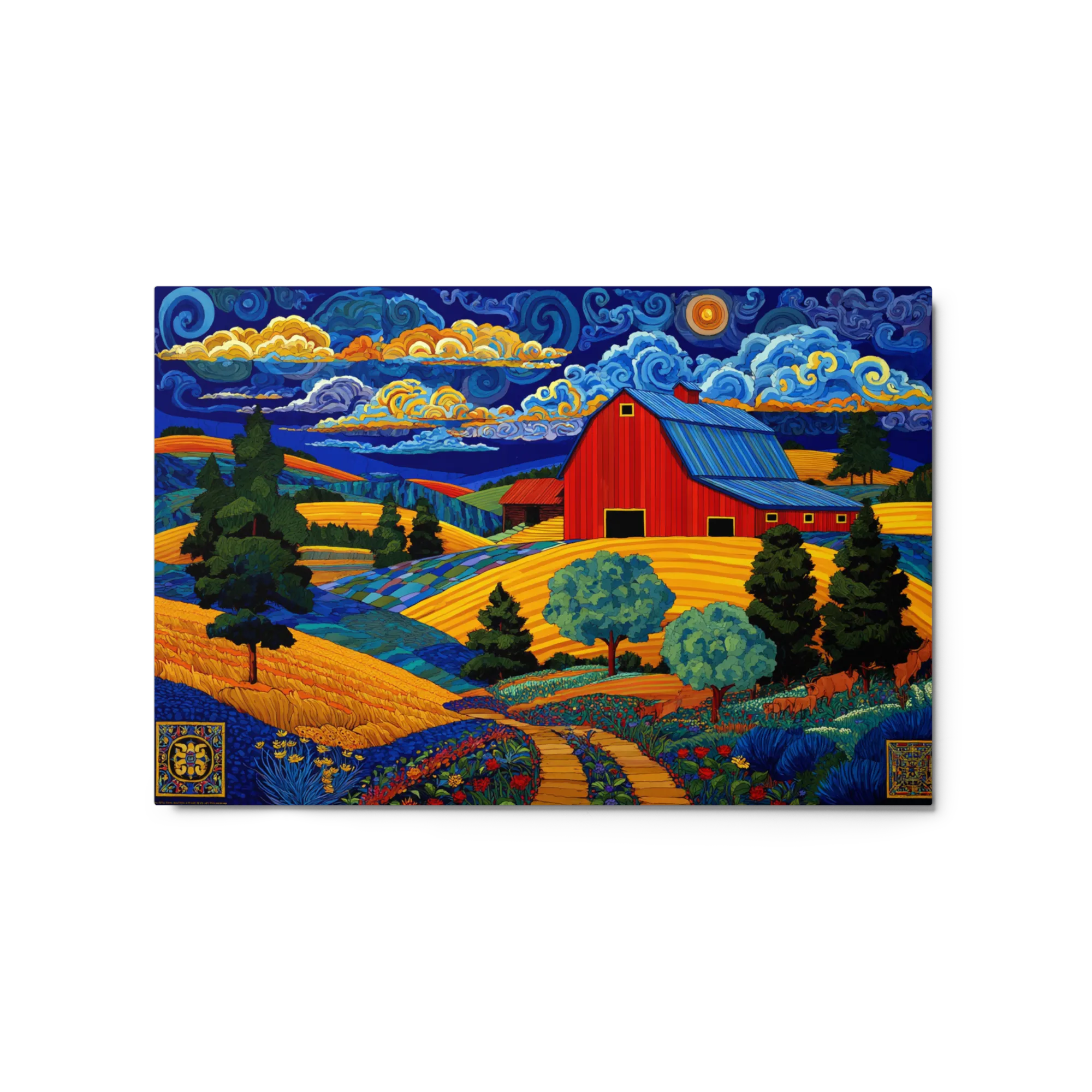 Starry Night Barn