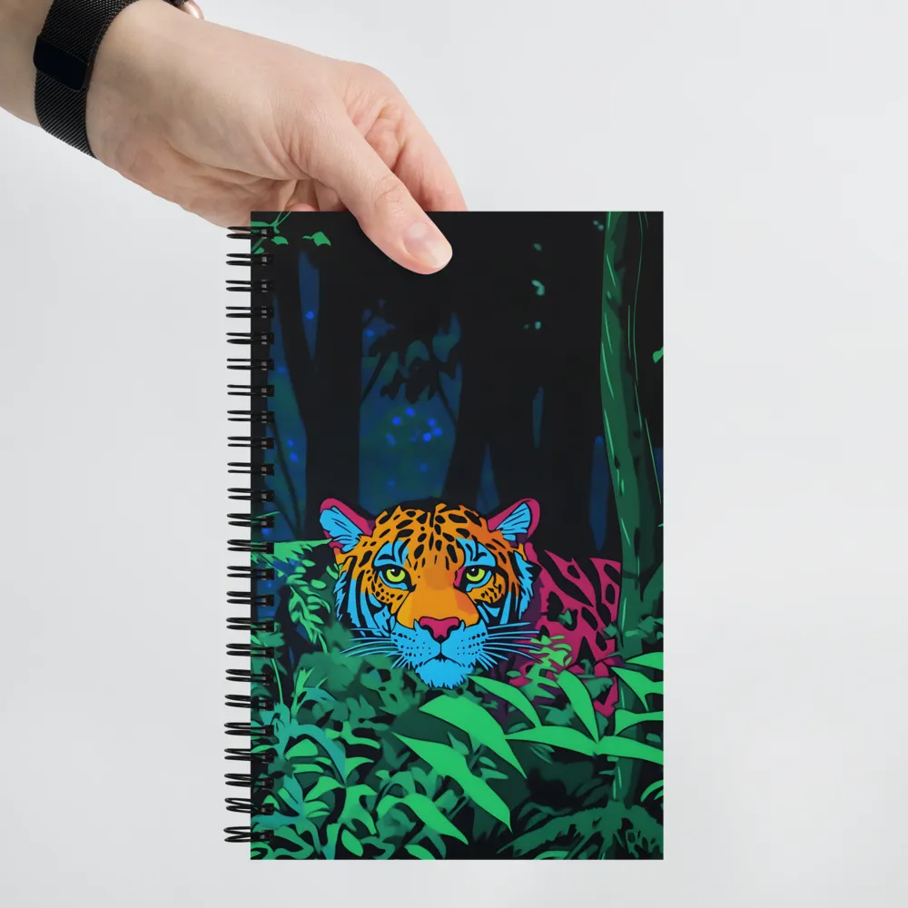Vibrant Jungle Jaguar 
 Spiral Notebook | 140 pages
