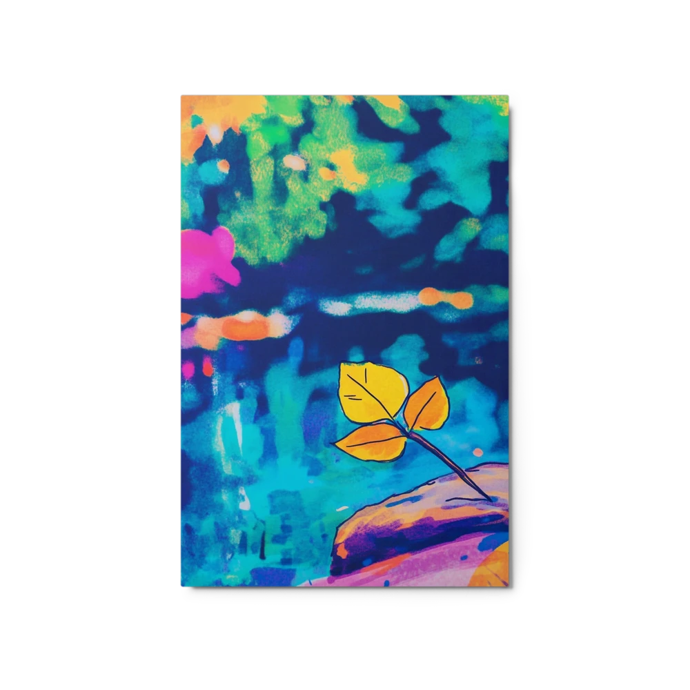 Floating Leaves Abstract | Art Print