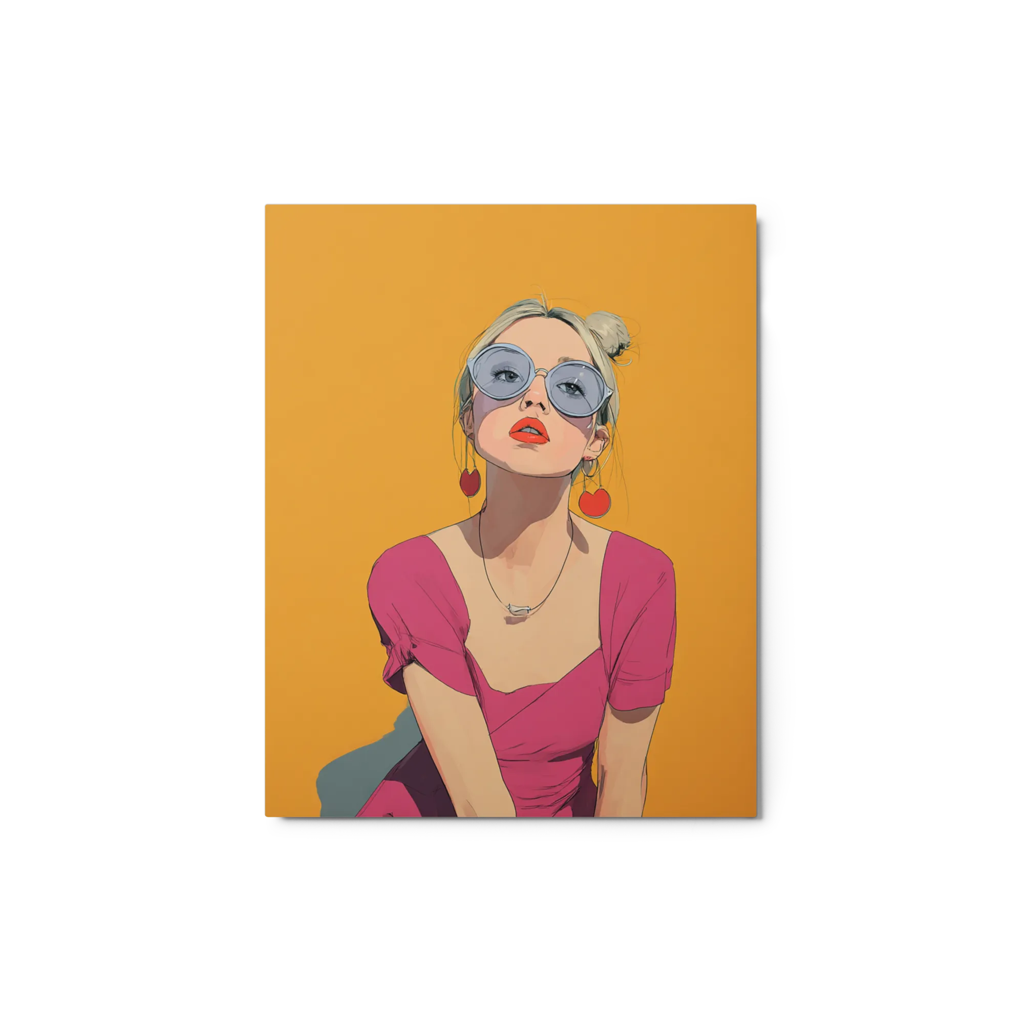 Yellow Pop Portrait