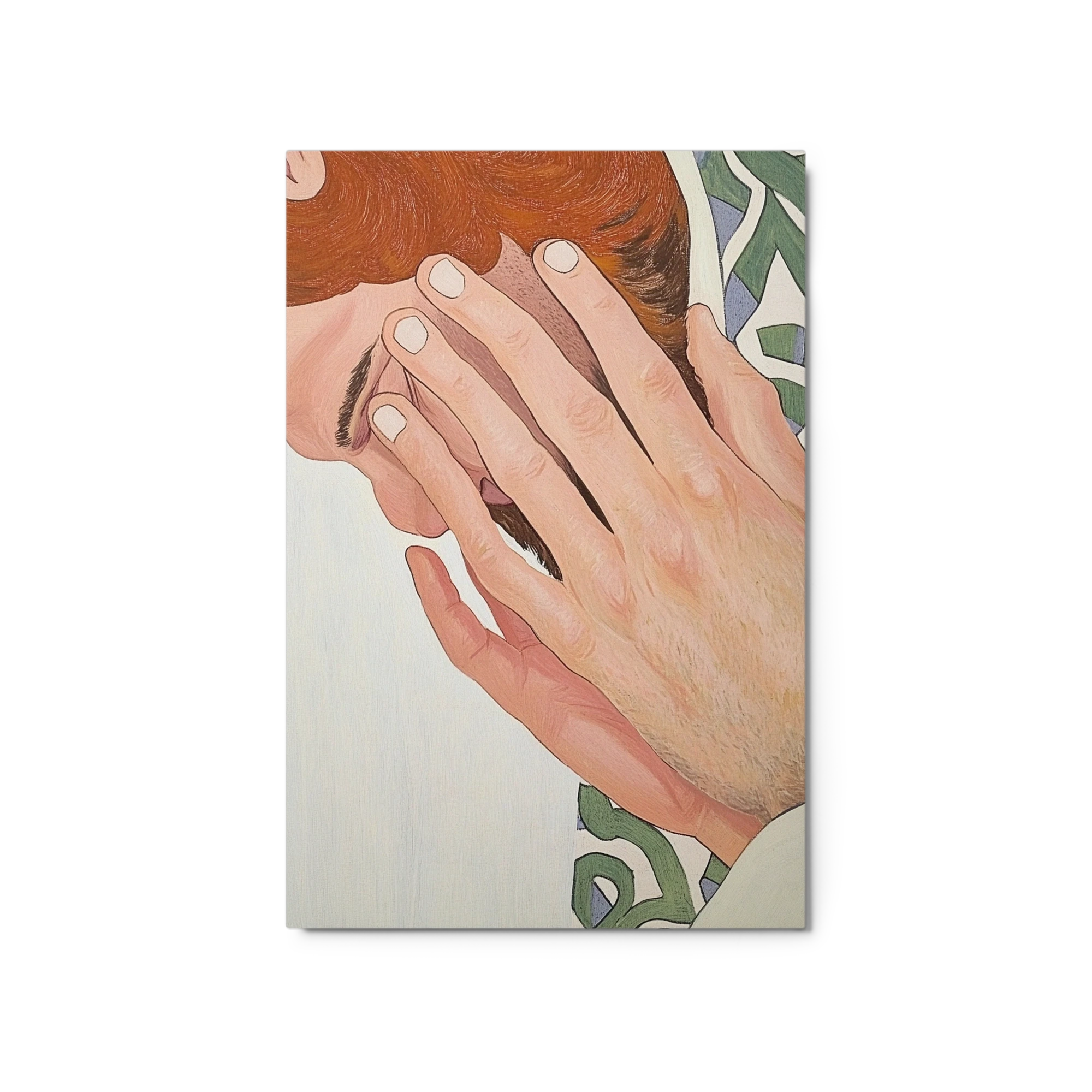 Hands on Face Portrait