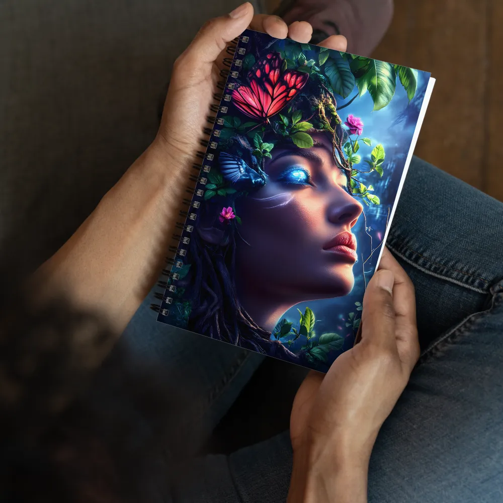 Ethereal Forest Spirit 
 Spiral Notebook | 140 pages