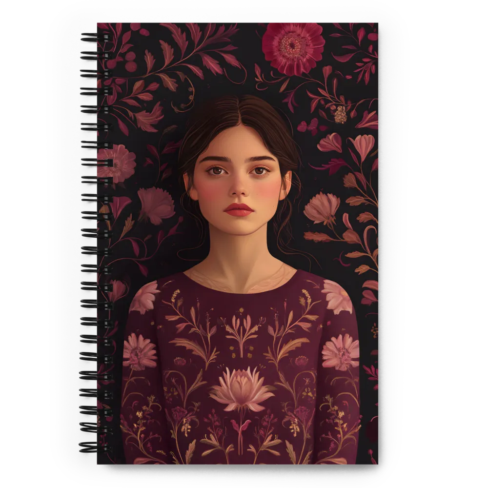The Floral Muse 
 Spiral Notebook | 140 pages