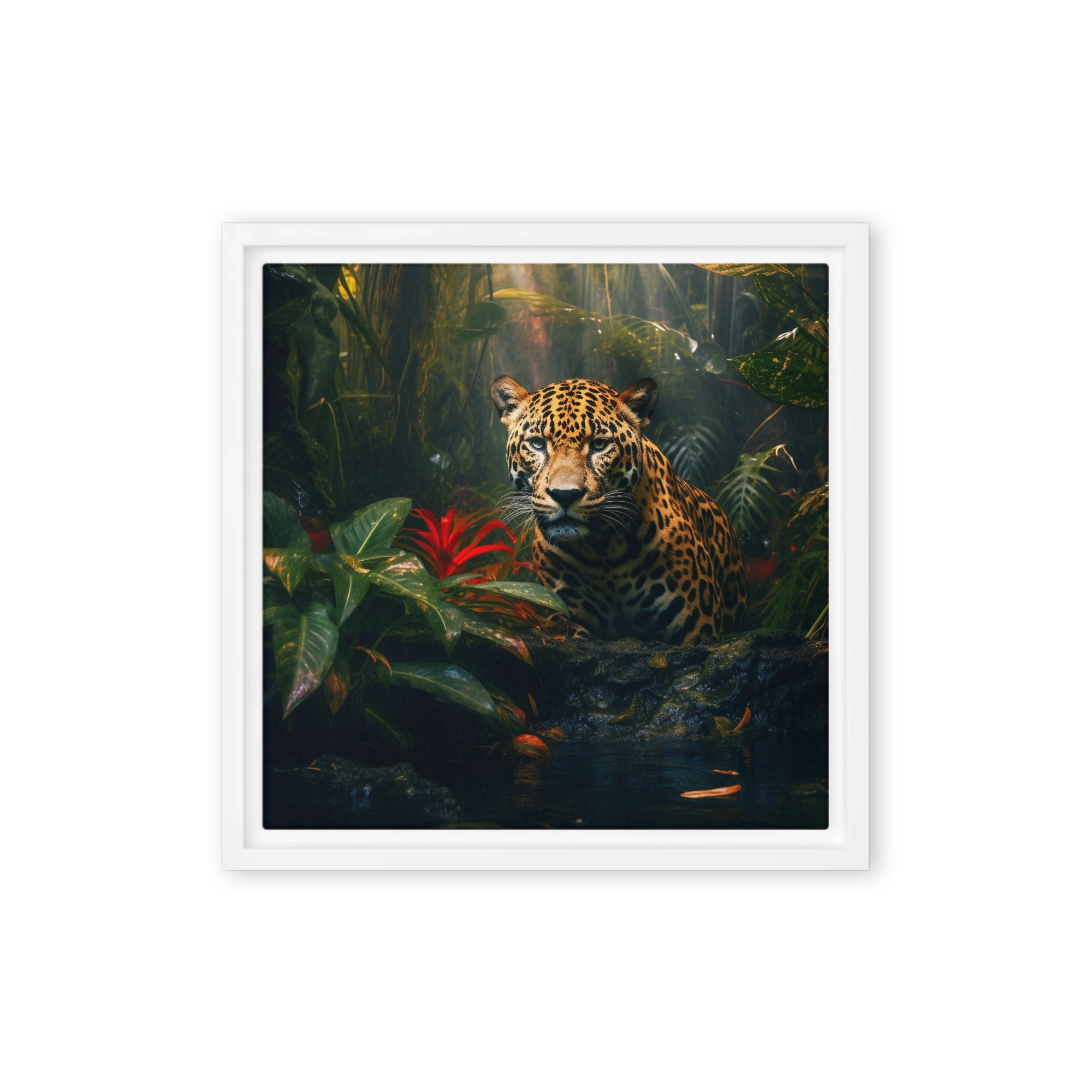 Jaguar in Lush Jungle