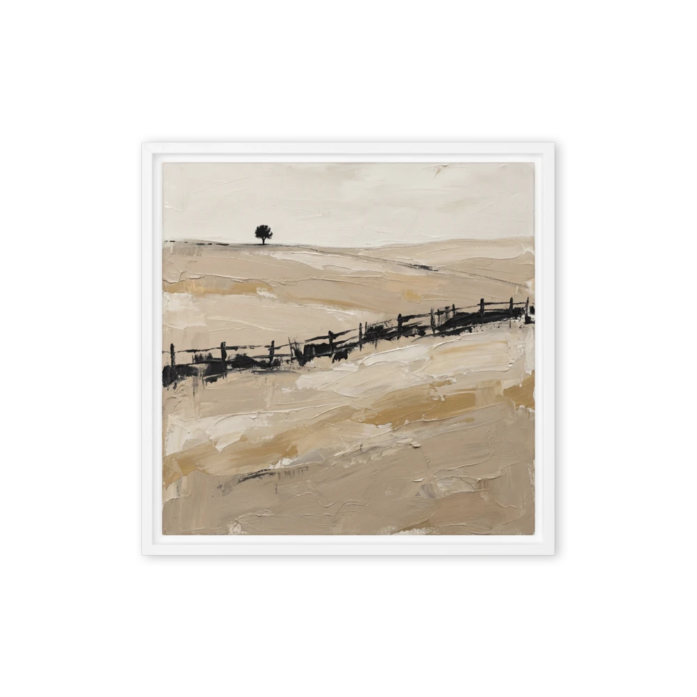 Serene Textured Horizon | Art Print