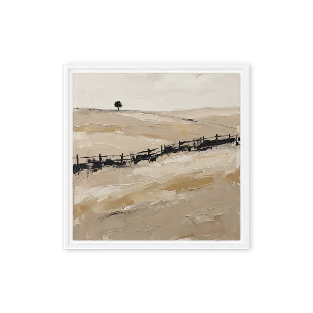 Serene Textured Horizon | Art Print