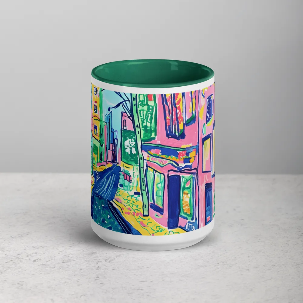 Dreamy Street in Vibrant Hues