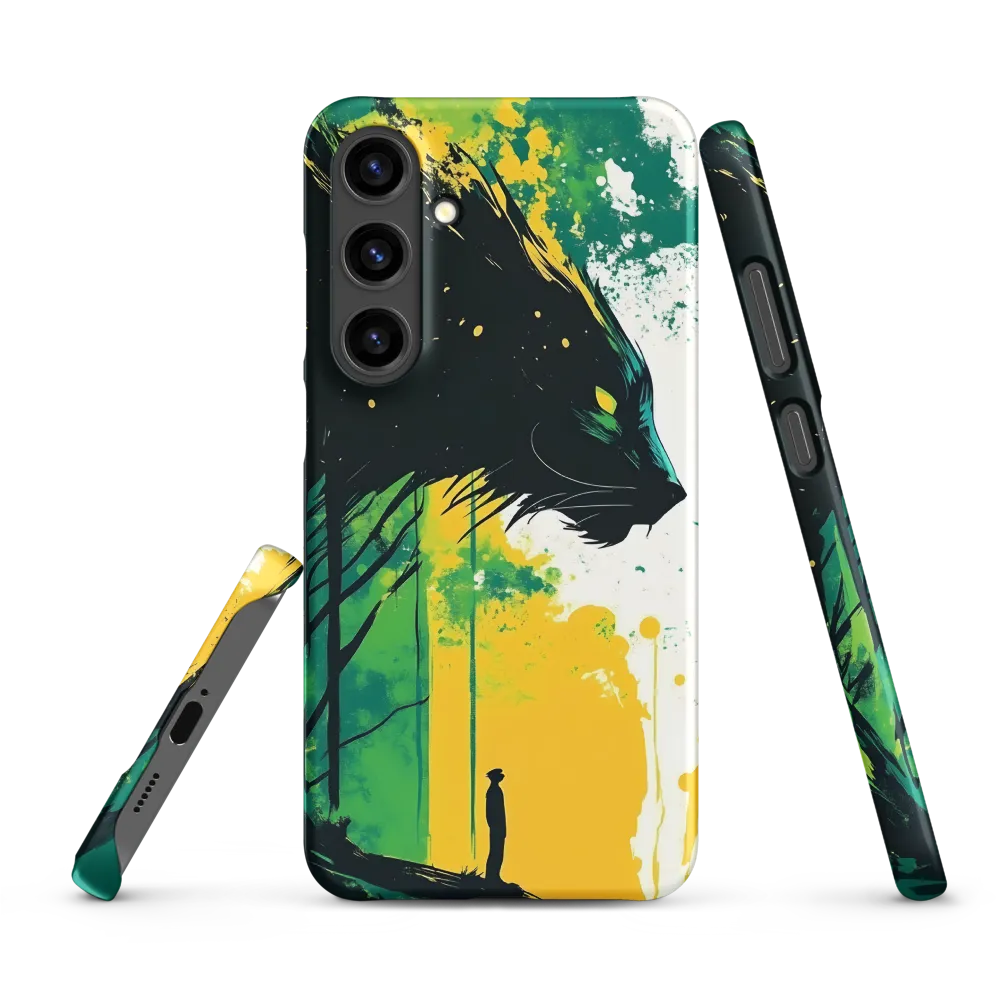 Giant Cat in a Mystical Forest | Phone Case