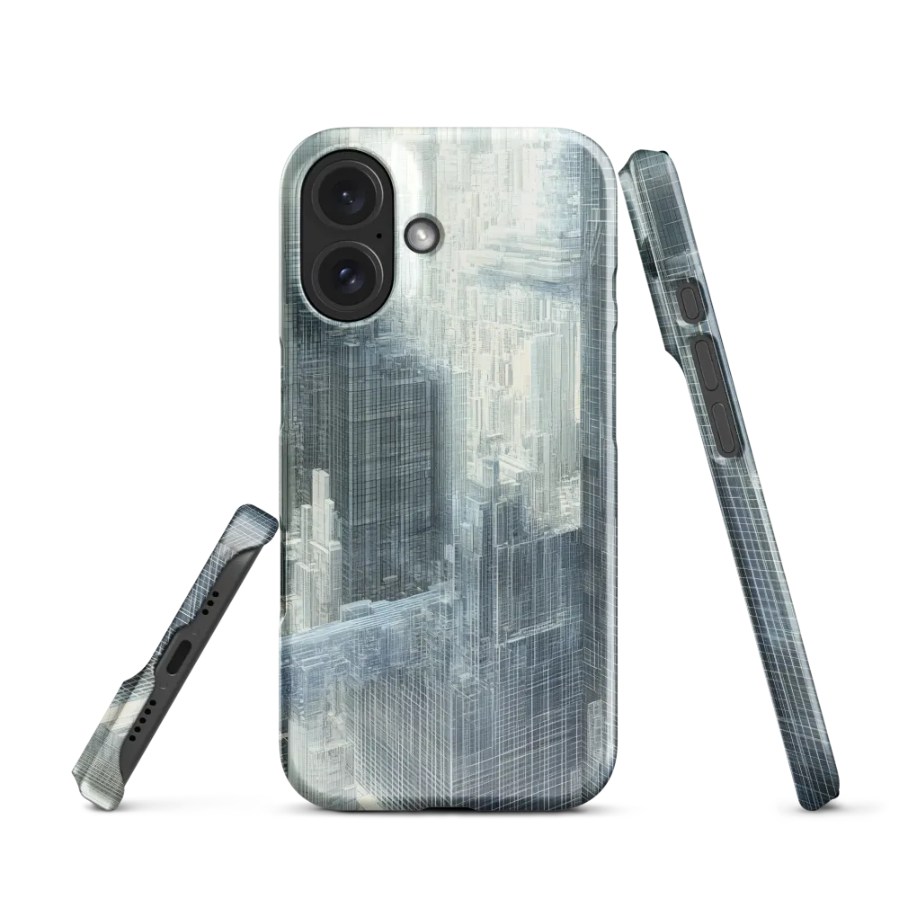 Futuristic Wireframe City 
 Samsung Galaxy S10 | Snap Case