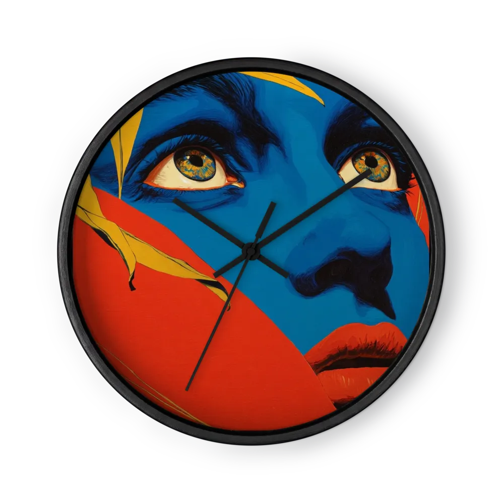 Azure Gaze | Wall Clock