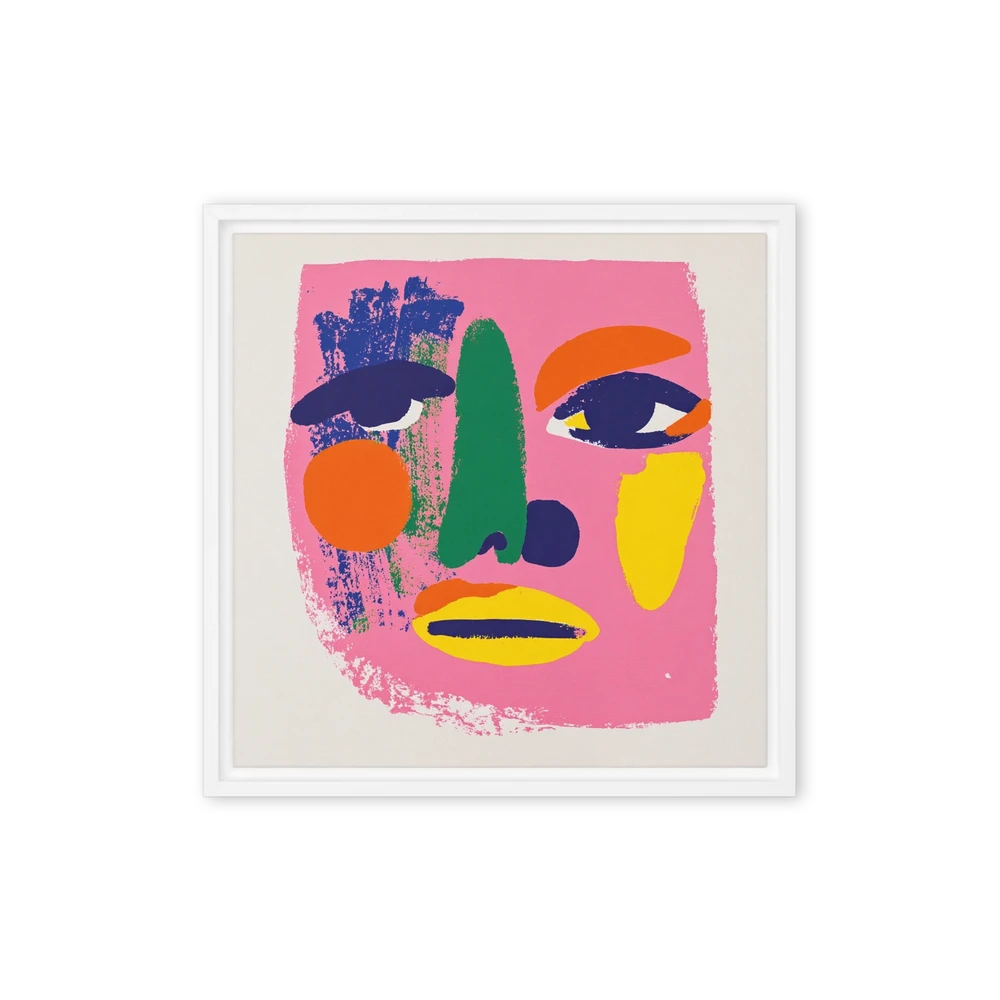Bold Expressionist Face | Art Print