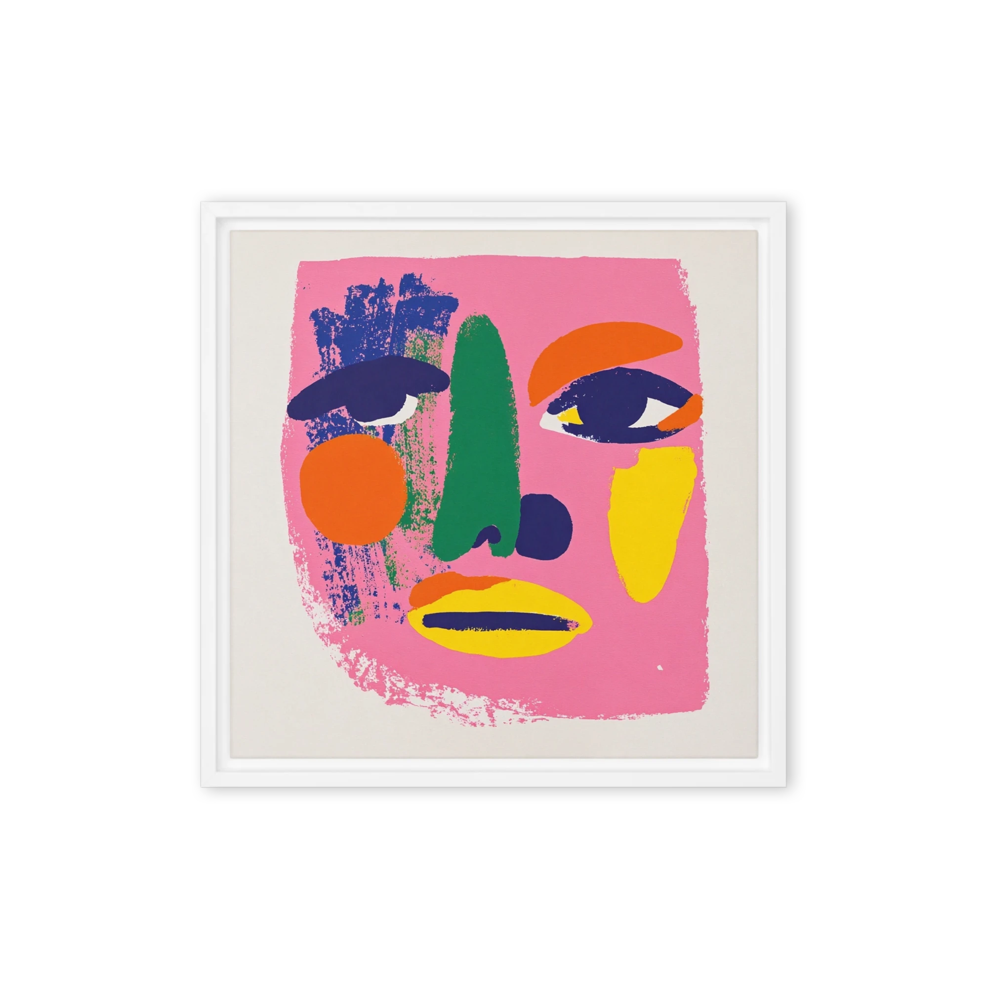 Bold Expressionist Face | Art Print