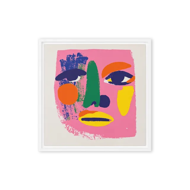 Bold Expressionist Face | Art Print