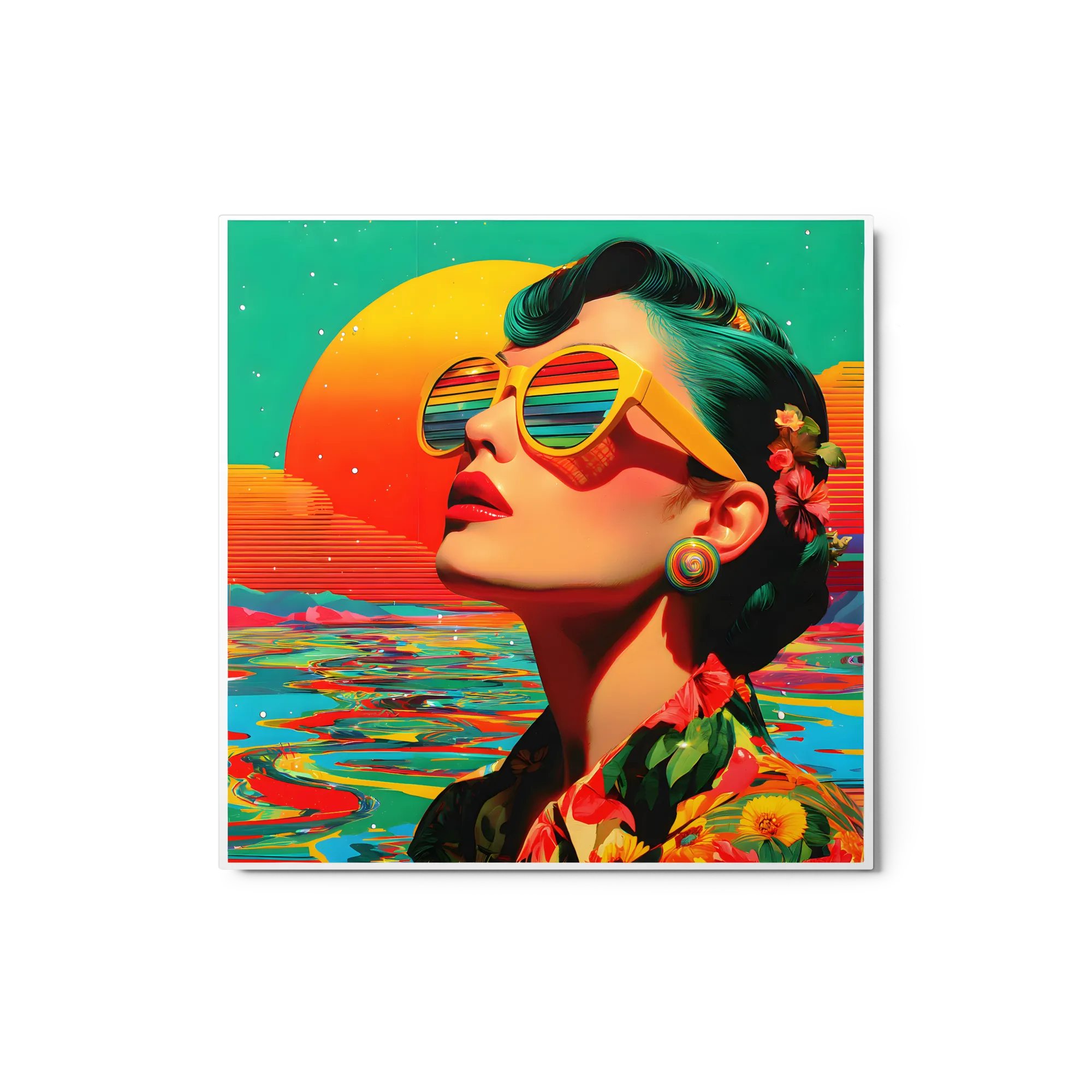 Retro Rainbow Gaze