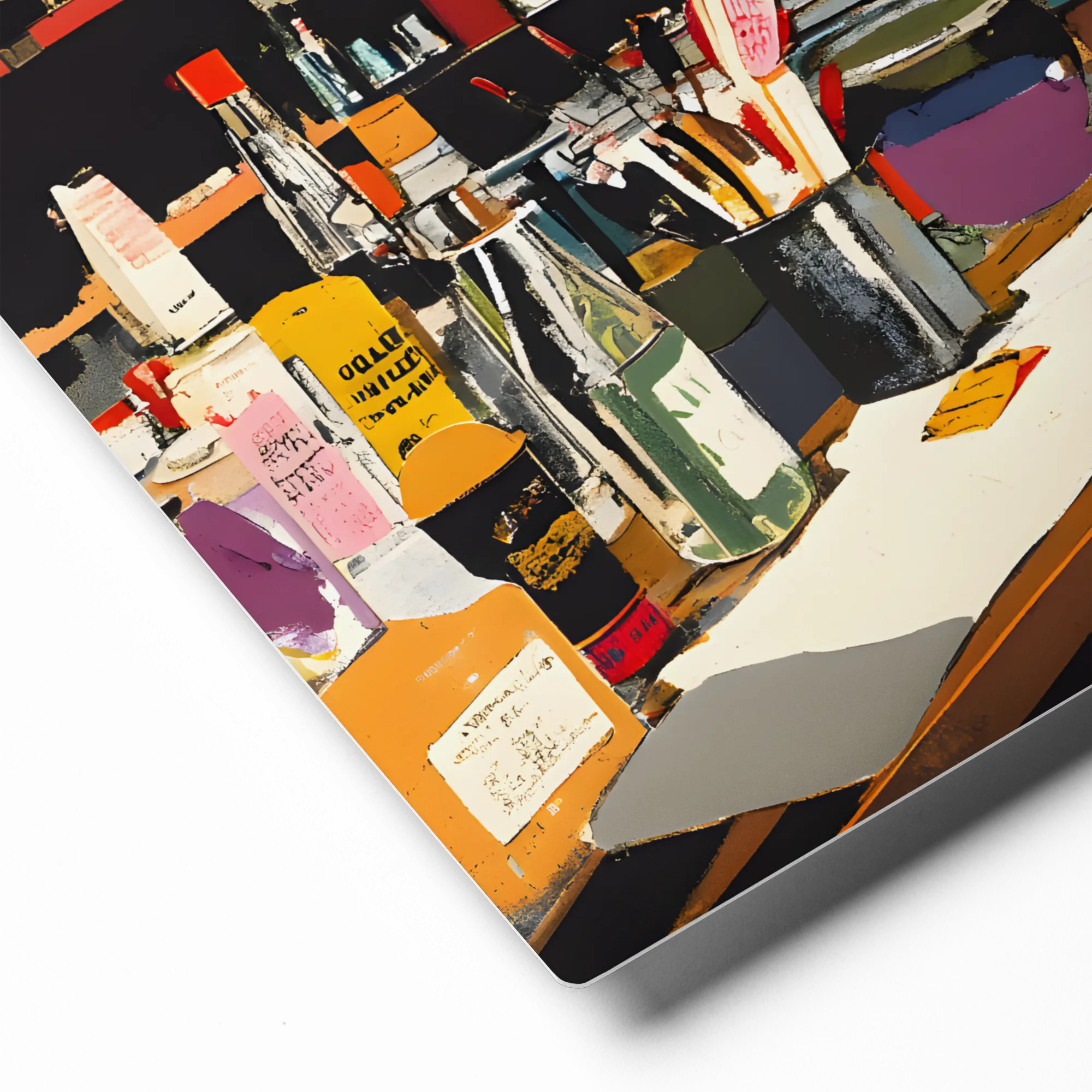 Cafe Scene 
 Canvas | 14″x 14″