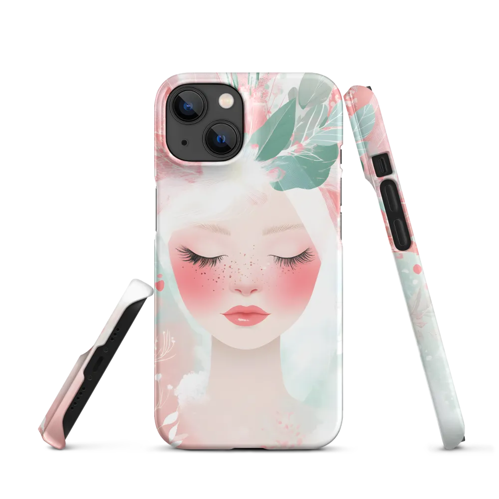 Floral Portrait Illustration | Phone Case