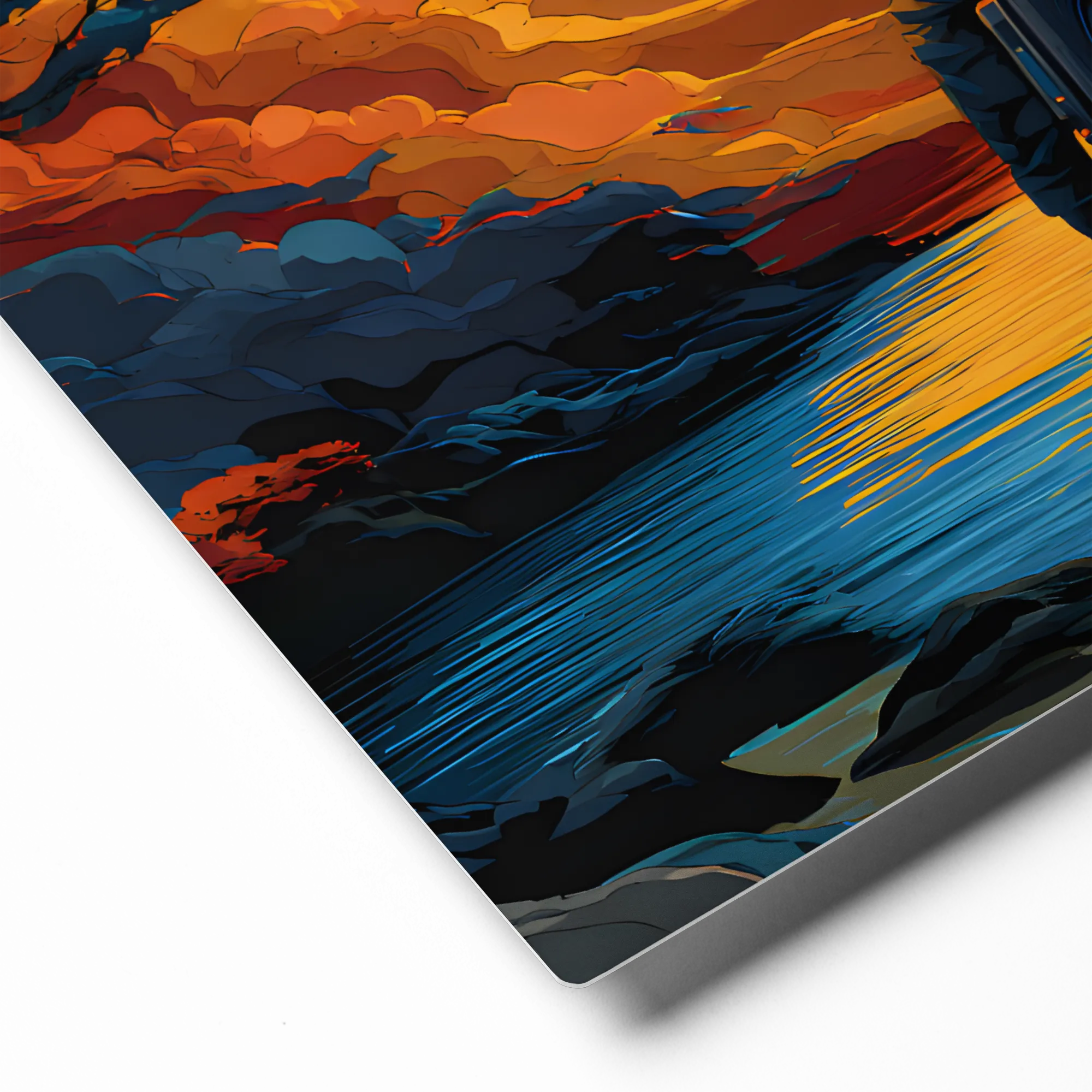 The Explorer's Vista 
 Canvas | 8″x 8″