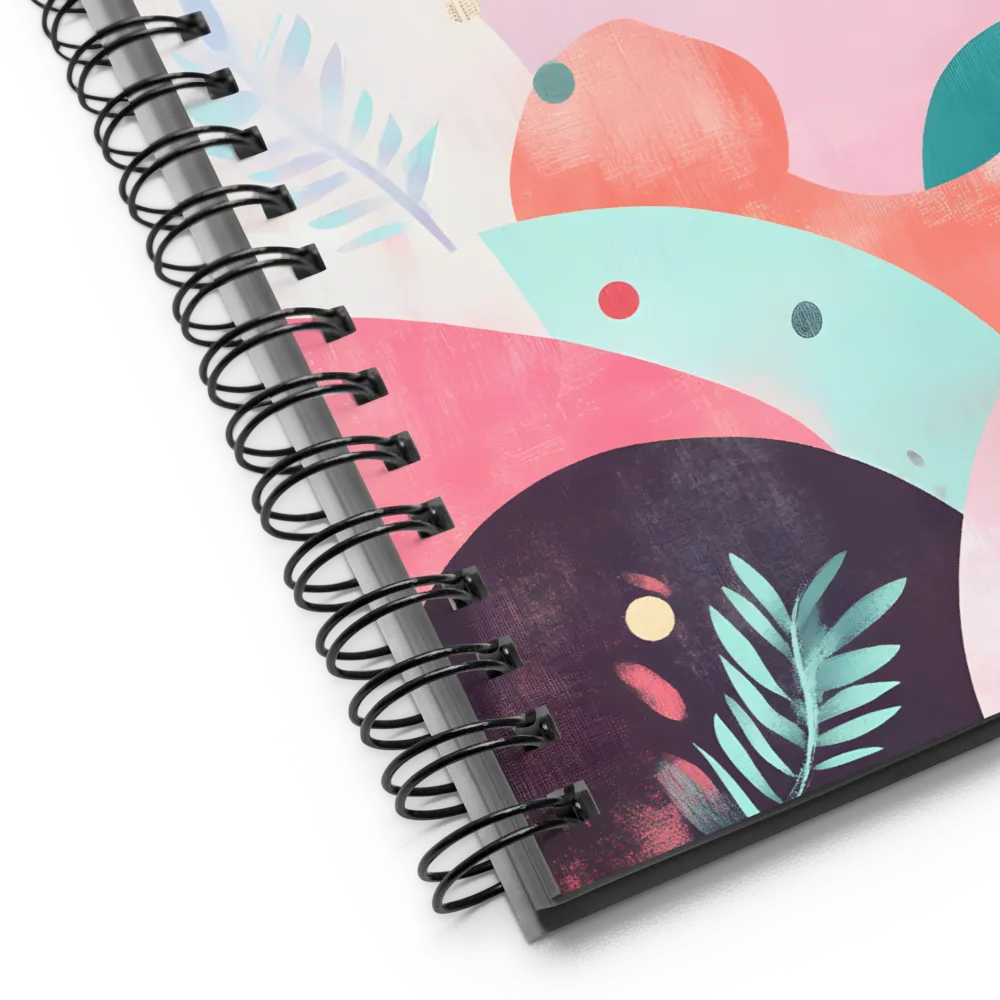 Pastel Layers of Nature 
 Spiral Notebook | 140 pages