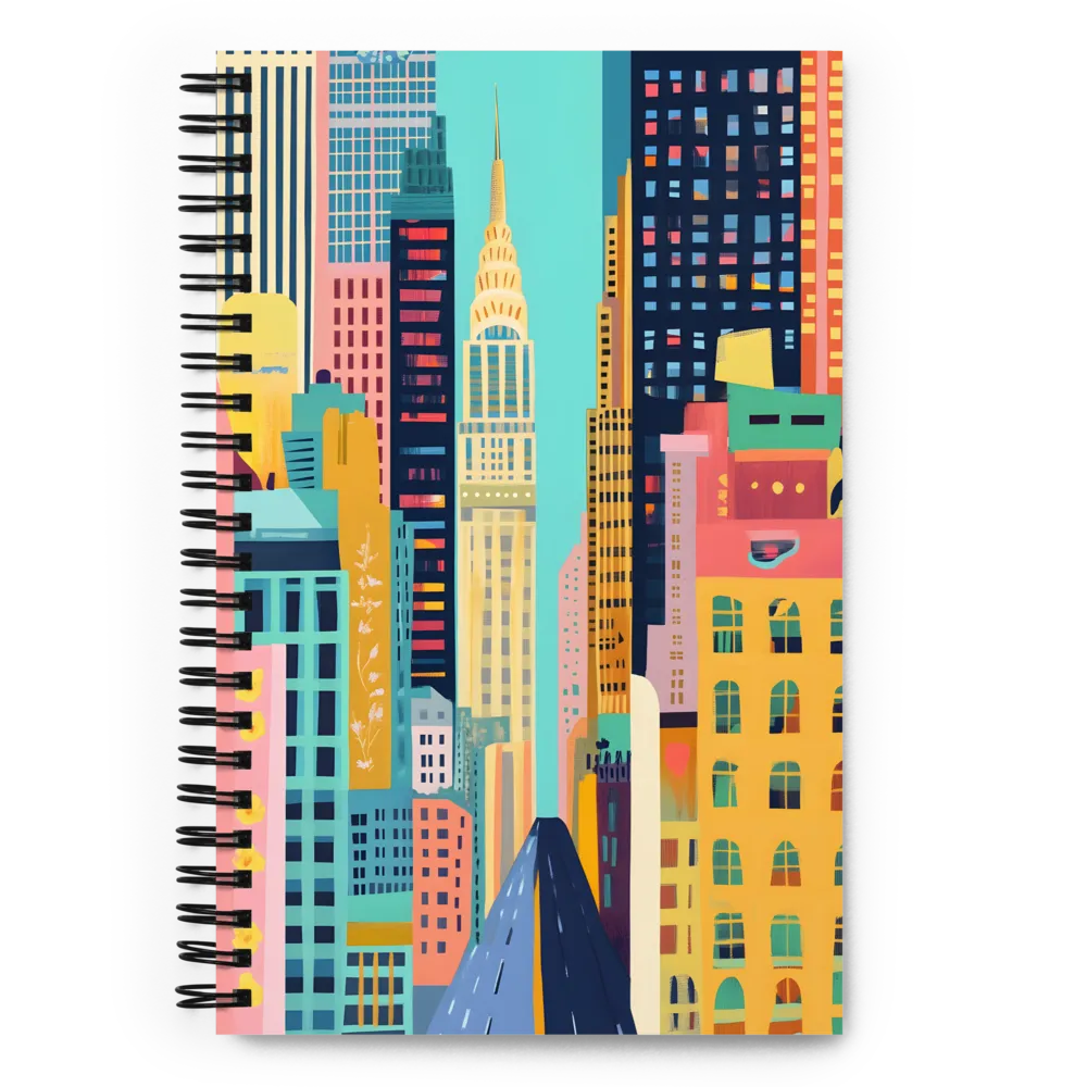 Vibrant Urban Canvas 
 Spiral Notebook | 140 pages