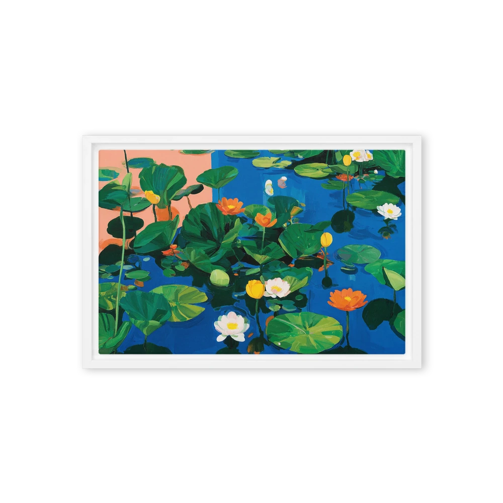 Serene Lily Pond | Art Print