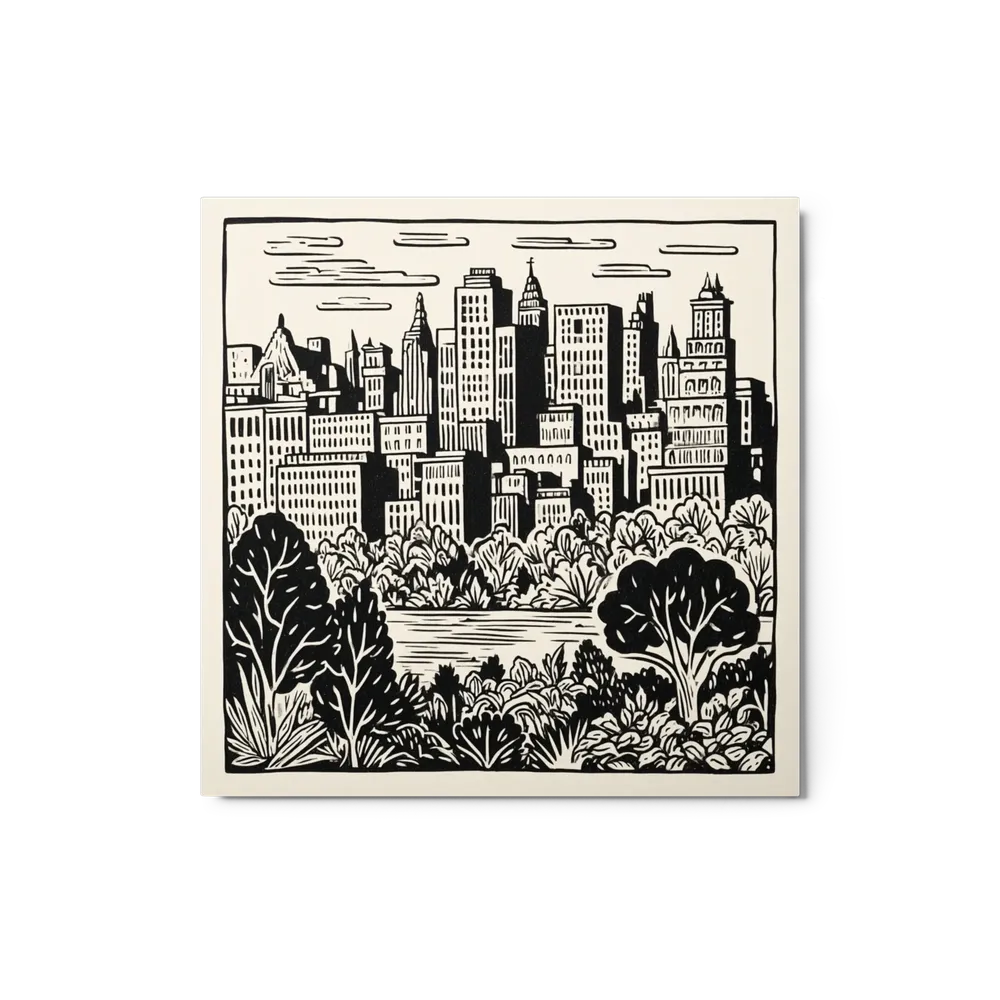 Urban Park Skyline | Art Print