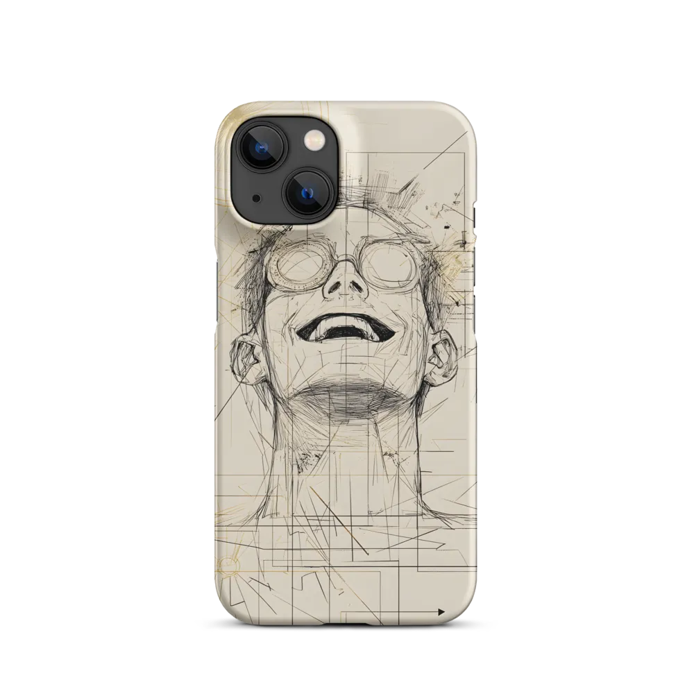 Minimalistic Portrait with Line Art | Phone Case
