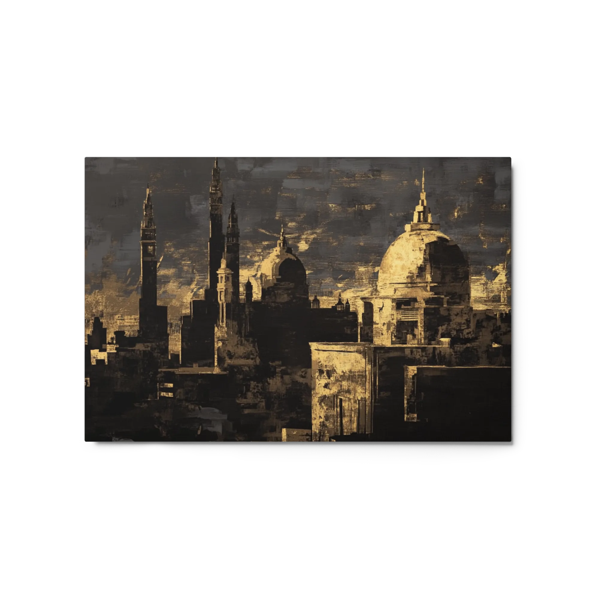 Golden Cathedral Silhouette