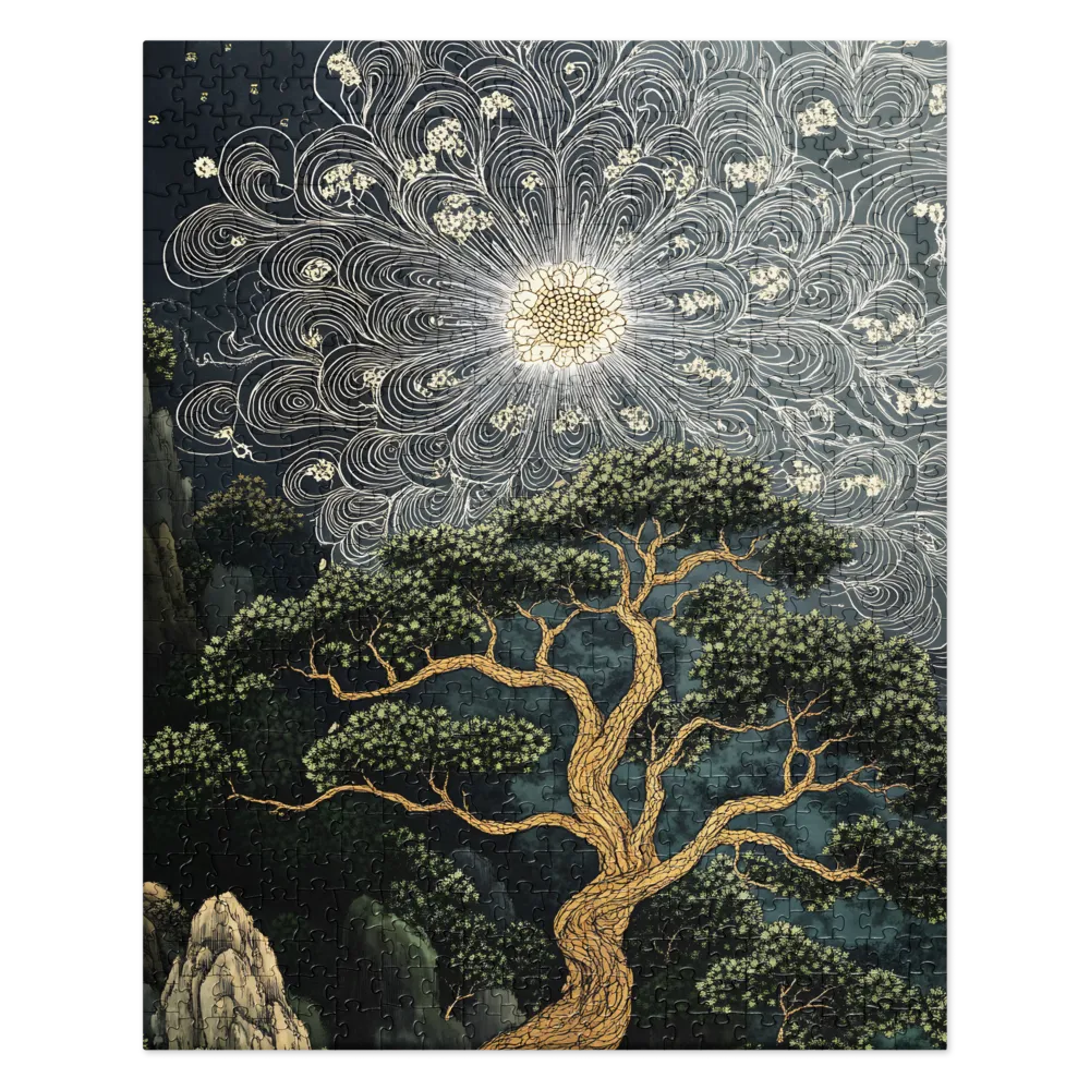 Gilded Celestial Bonsai 
 Jigsaw Puzzle