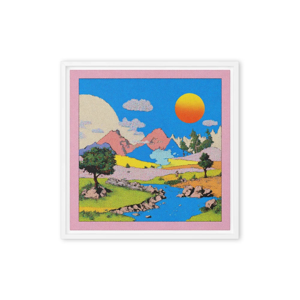 Vibrant Valley Sun | Art Print
