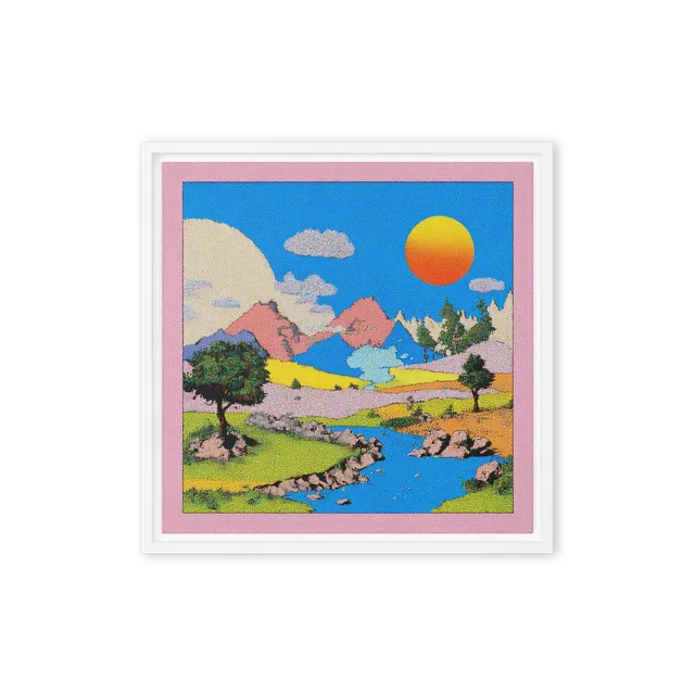 Vibrant Valley Sun | Art Print