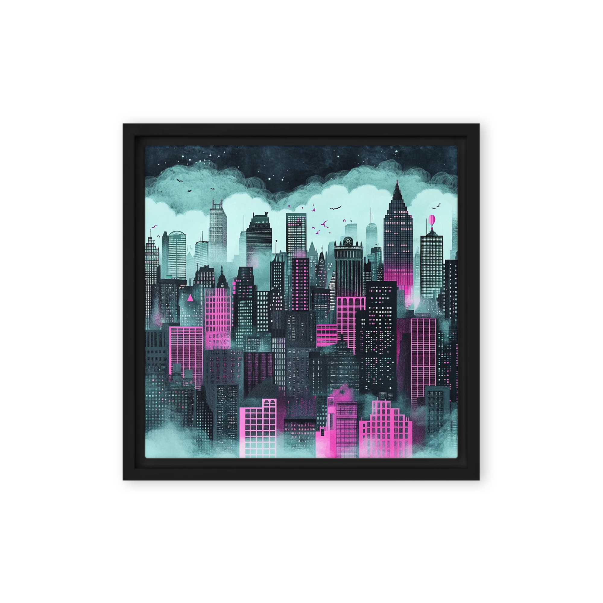 Neon Metropolis Glow
