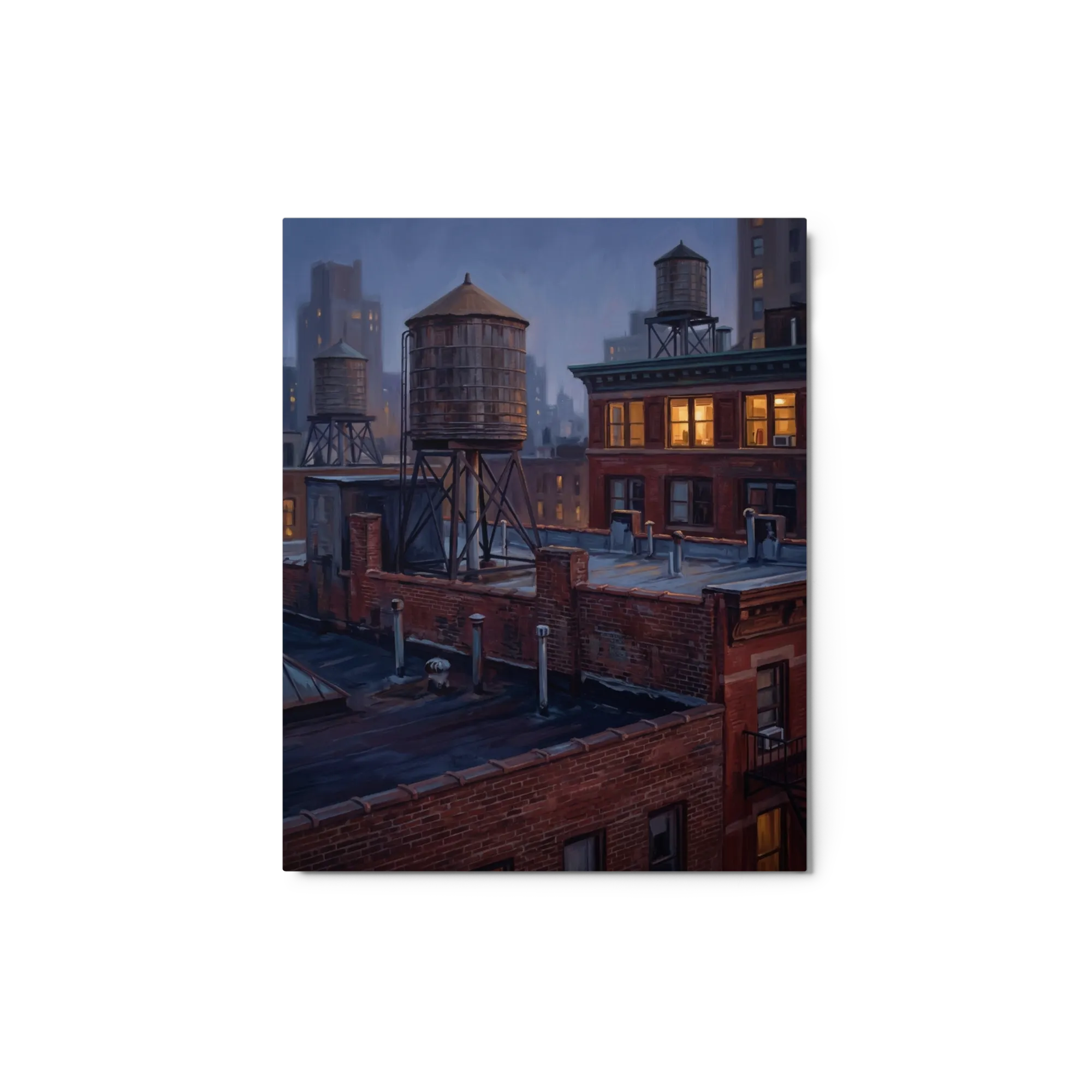 Twilight Over Rooftops