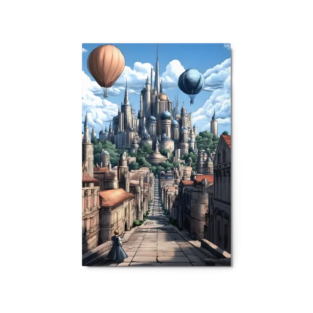 Aerial Metropolis Journey | Art Print