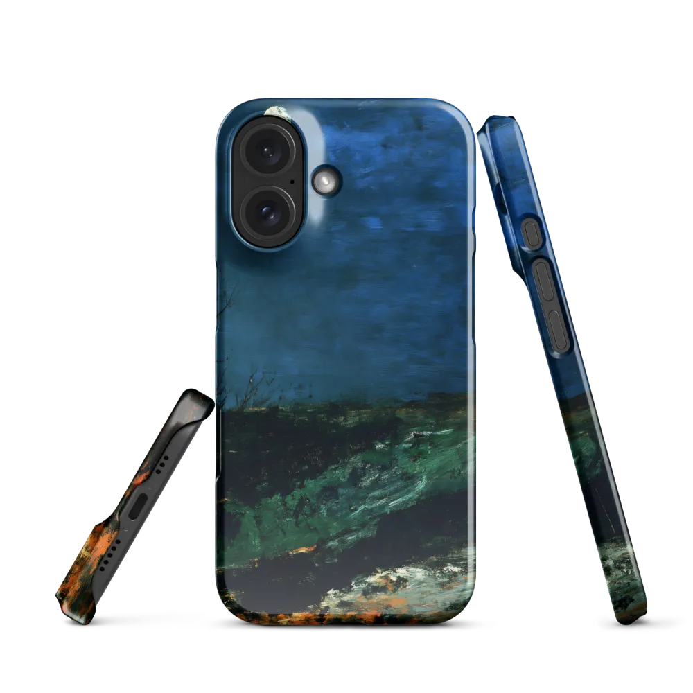 Moonlit Landscape Nocturne 
 iPhone 15 Plus | Snap Case