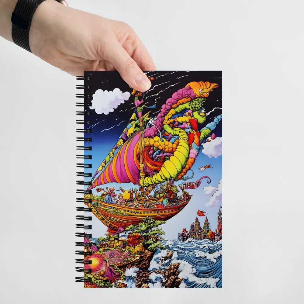 Voyage of Whimsy 
 Spiral Notebook | 140 pages