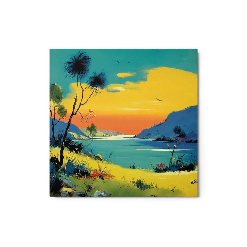 Golden Coast Bay | Art Print
