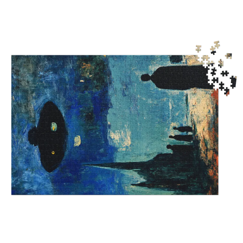 UFO in Blue Sky | Jigsaw Puzzle (252/520 pieces)