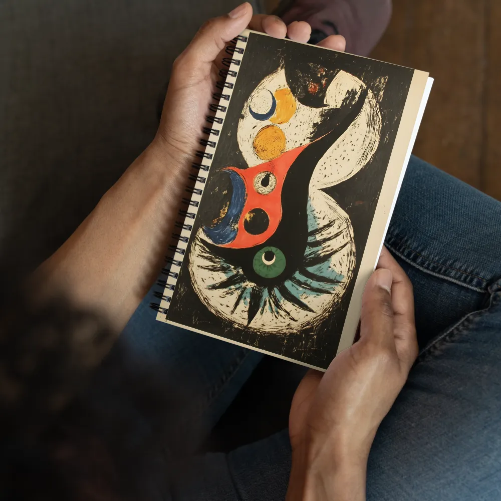 Surreal Owl Form 
 Spiral Notebook | 140 pages