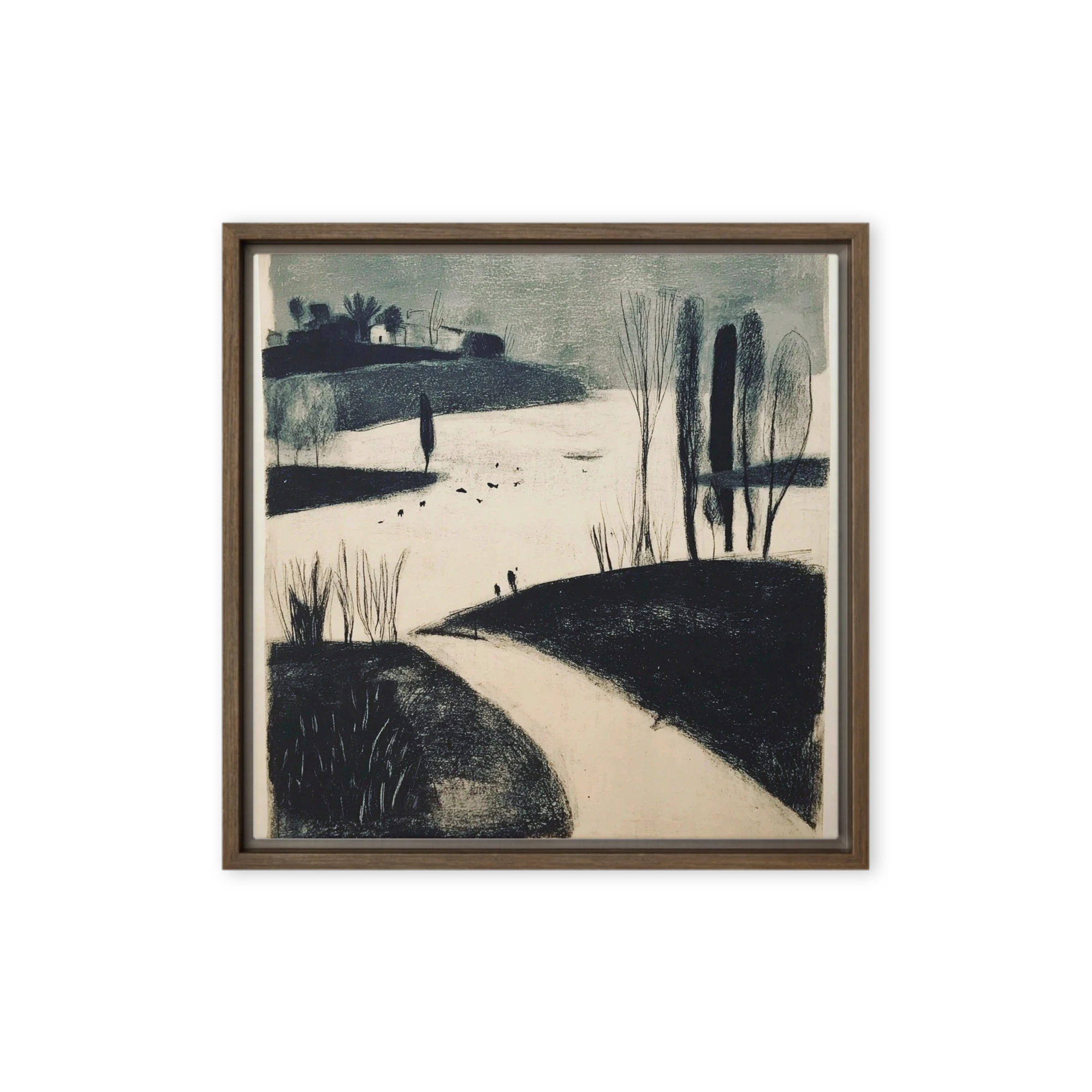 Riverbank Path | Art Print