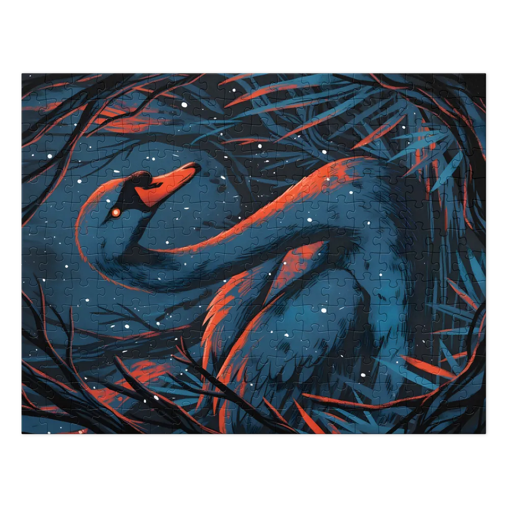 Midnight Swan | Jigsaw Puzzles