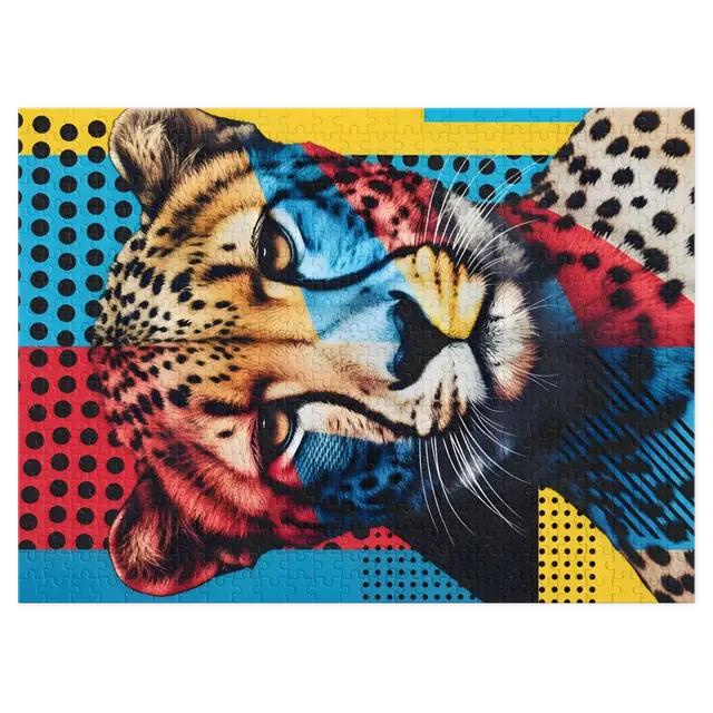 Chromatic Cheetah | Jigsaw Puzzles