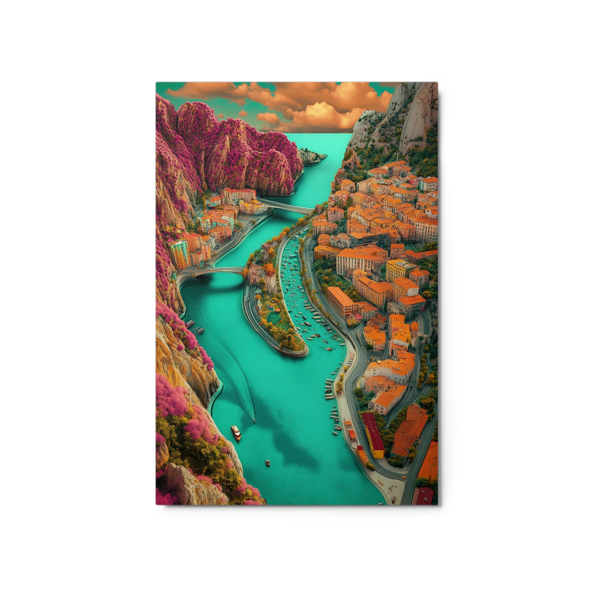 Surreal Vibrant Landscape