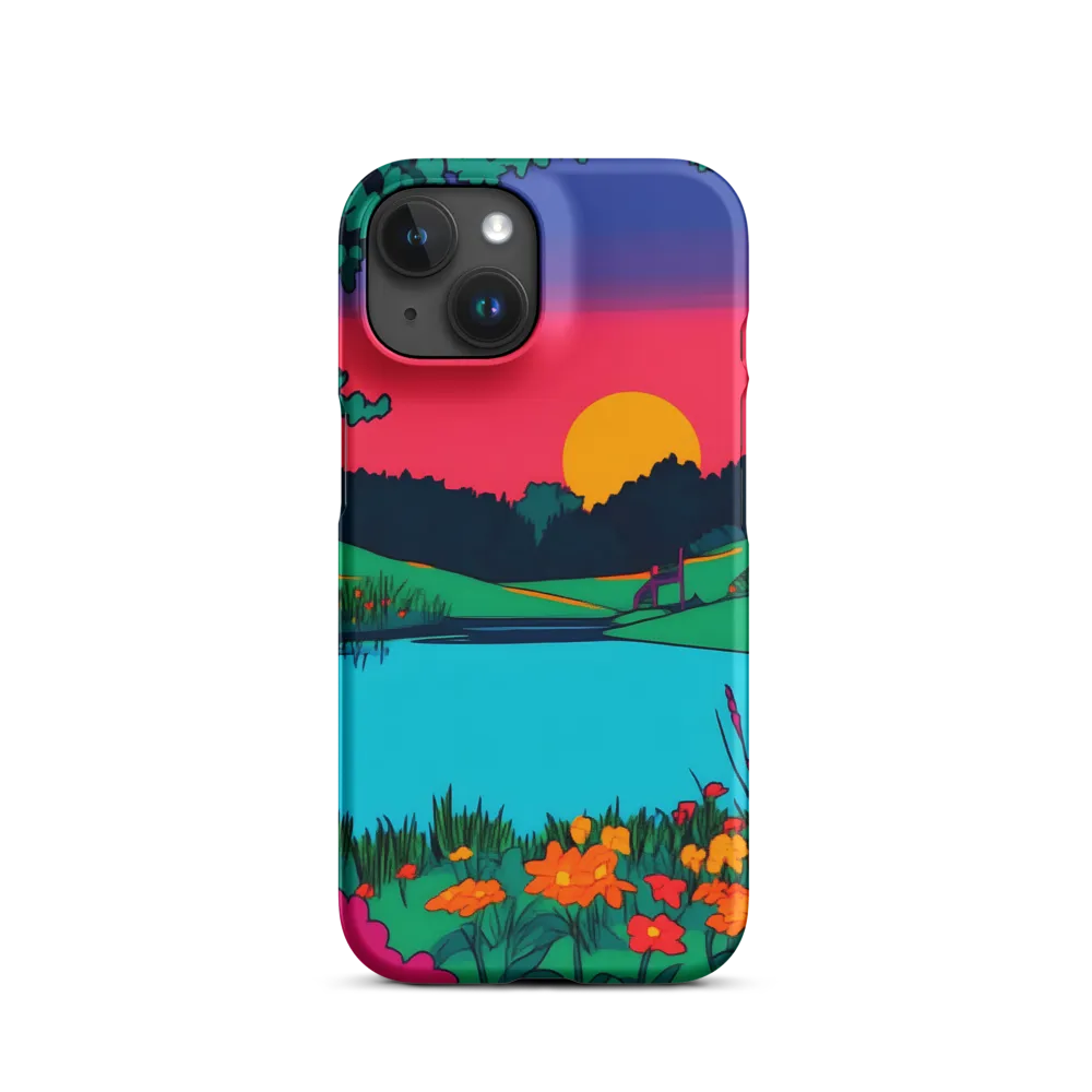 Colorful Sunset Landscape | Phone Case