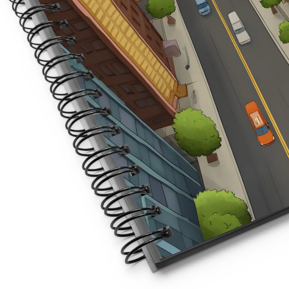 Urban Aerial Perspective 
 Spiral Notebook | 140 pages